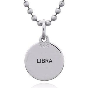 Jeanex double sided zodiac pendant - LIBRA